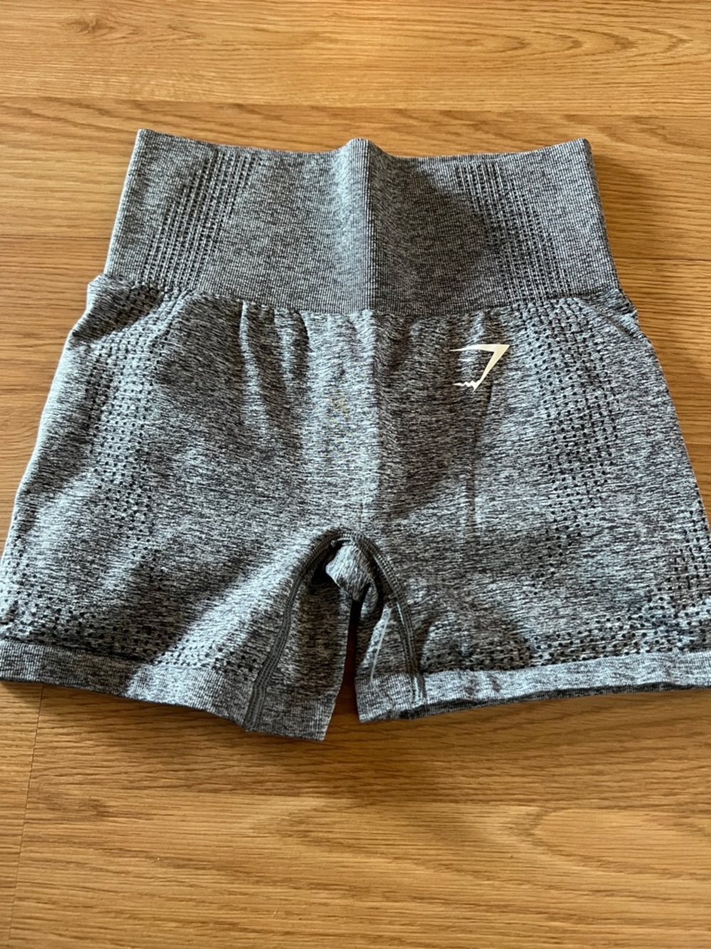 Gymshark vital Seamless High-Waist Shorts - XS Heather Grey